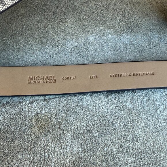 NWT MICHAEL MICHAEL KORS MONOGRAM BELT CROSSBODY BAG LG/XL NEW - Picture 11 of 14